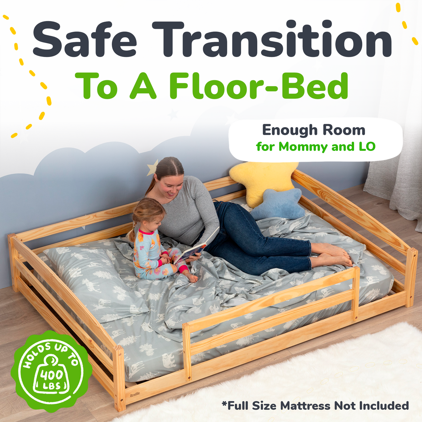Cama de piso - Tamaño completo