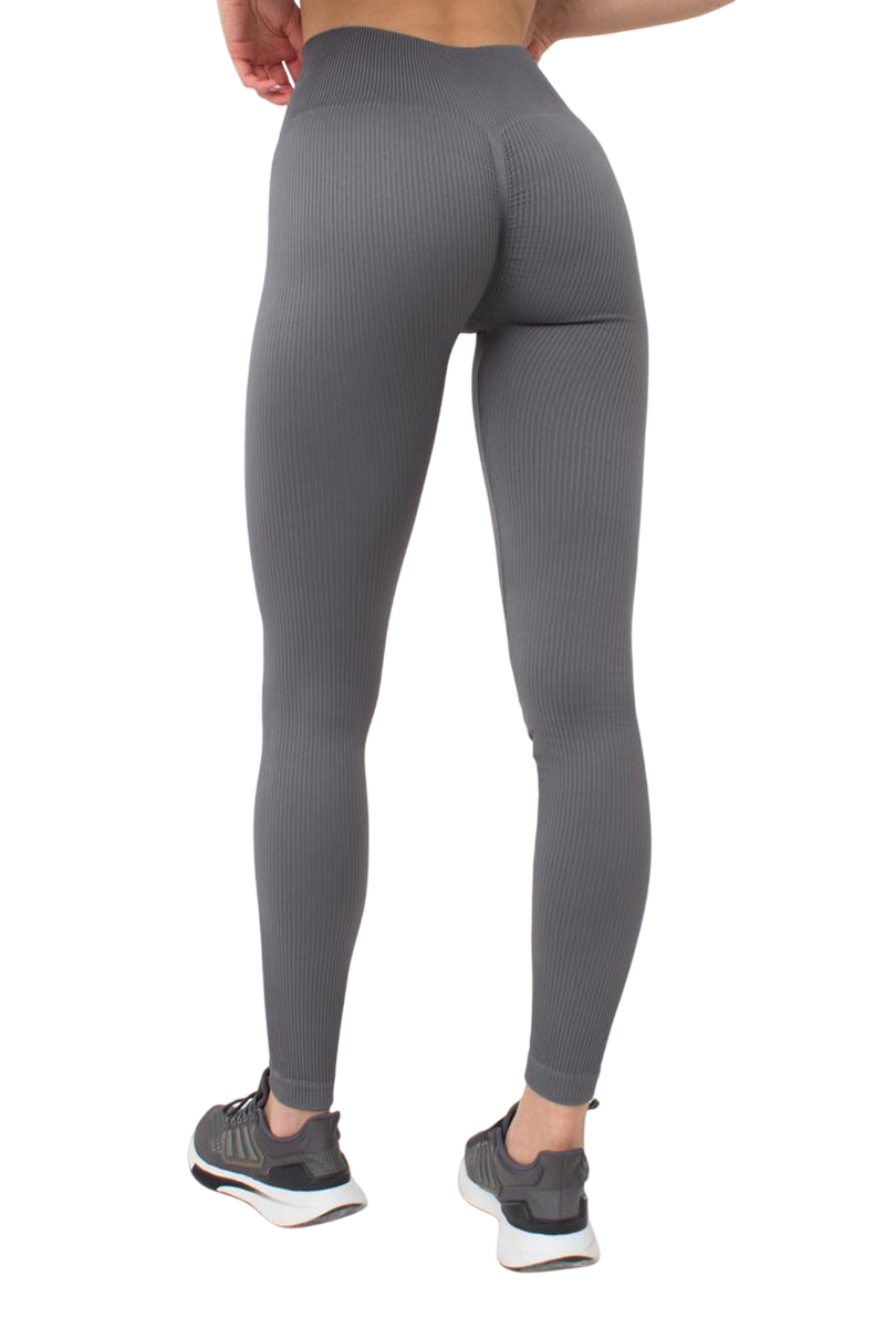 Leggings push-up de cintura alta acanalados sin costuras para mujer: yoga, entrenamiento, gimnasio y ropa informal.