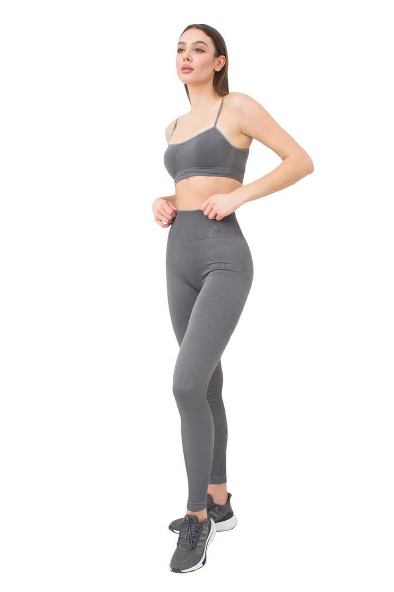 Leggings push-up de cintura alta acanalados sin costuras para mujer: yoga, entrenamiento, gimnasio y ropa informal.