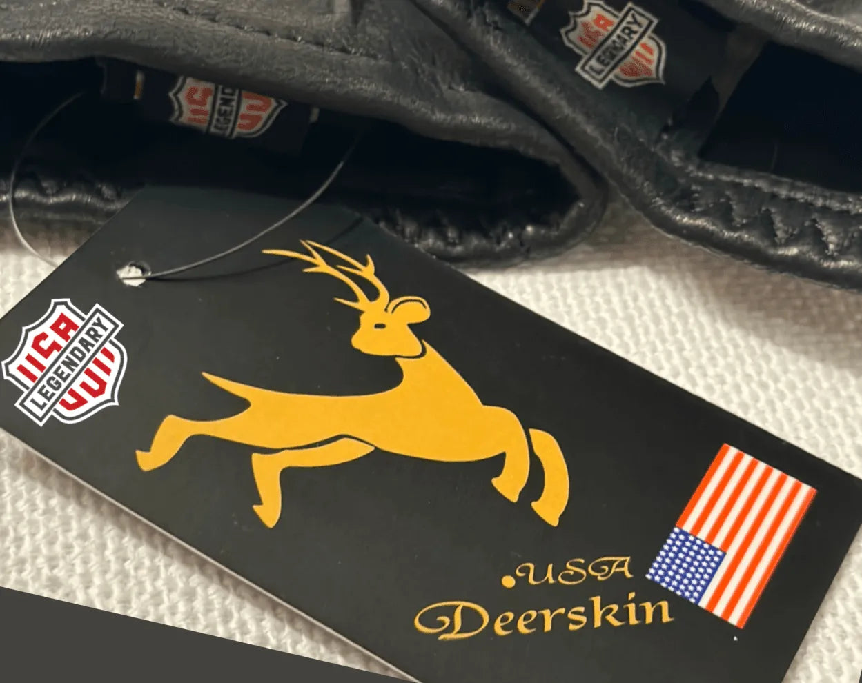 Legendary Deerskin Short Wrist Touchscreen Gloves
